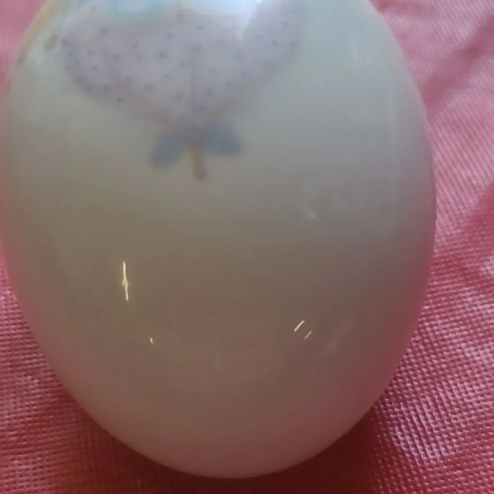 Vintage  Mini Bluebird Vase and Egg